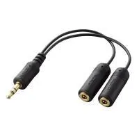 【iPod用】【イヤホン分岐】iPod用モバイルオーディオケーブル IPC-AS_BK