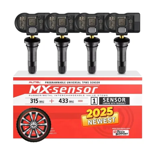 Autel センサー TPMS 2in1 315MHz 433MHz MX センサー タイヤ空気圧モニター システムセンサー OE レベルのプログラム可能なクローン可能な TPMS センサー