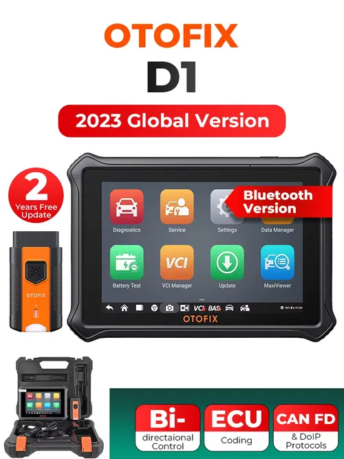 OTOFIX D1 ブルートゥース自動車スキャンツール 全システム自動車診断ツール 双方向OBD2スキャナー 2年間無料アップデート