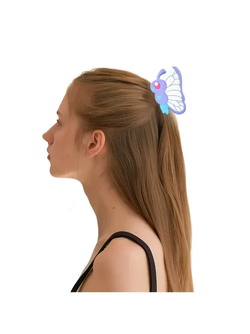 ポケモンヘア爪女性のための漫画ピカチュウヘアクリップ女の子のためのファッションヘアカニクリップレディースエレガントなヘッドアクセサリー