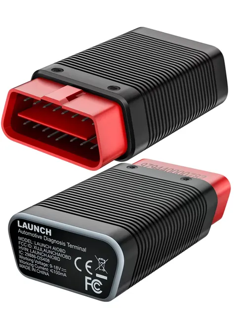 LAUNCH AIOBD Bluetoothコネクタ 自動車用OBD2スキャナー 16ピンOBD2ケーブル フルOBD機能搭載 Android/iOS対応 PK Ediag link