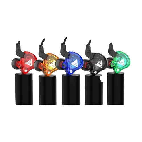オリジナル QKZ AK6 インイヤーイヤホン 6 ダイナミックドライバーユニットヘッドフォンマイクステレオスポーツ HIFI サブウーファーヘッドセットモニターイヤフォン