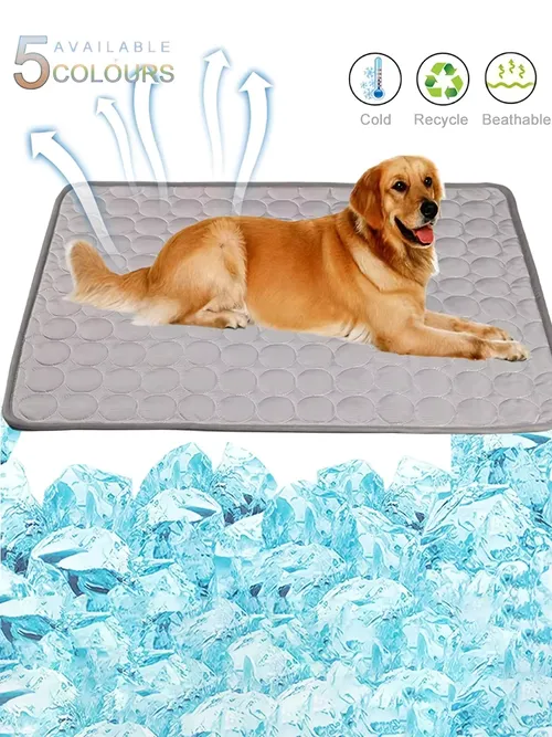 犬用冷却マット、夏用ペット用冷感ベッド、小型犬から大型犬まで対応、ペット用品、猫用、耐久性のあるブランケット、ソファ用、猫用アイスパッド、ブランケット。
