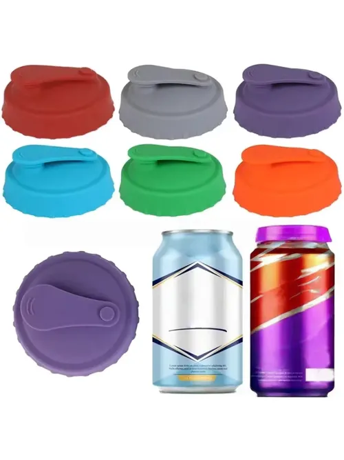 缶、ソーダ缶、カップ、コーラの密封、ビール瓶用の新しいベストセラーのシリコン蓋は、再利用可能で使いやすいです。