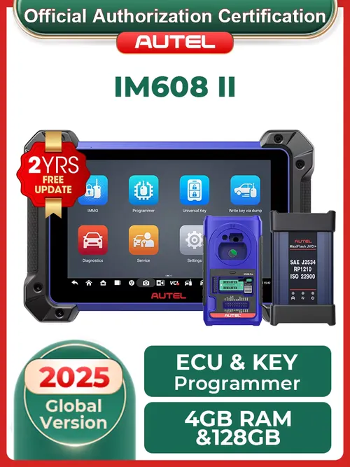 Autel-immoキーフォブプログラミングツール,im608pro xp400pro,im608 iiの更新,2年間