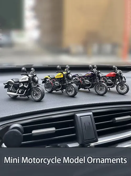 1 個オートバイモデルのおもちゃミニ車の装飾アクセサリー少年ギフト合金車子供の誕生日プレゼント