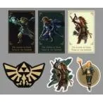 中古携帯サプライ リンク&ゼルダ スマホステッカー6種セット 「Switchソフト ゼルダの伝説