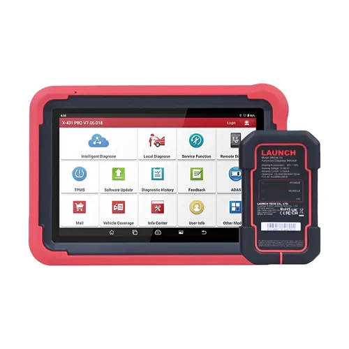 LAUNCH X431 Pro V5.0 自動車診断ツール DBScar VII VCI CAN FD DOIP OBD2スキャナー搭載 - ECUコーディング 双方向通信 38種類以上のリセット機能対応