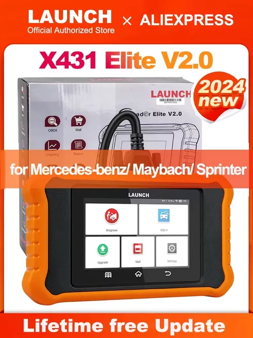 【メルセデス用】2026年発売 Creader Elite V3.0 ベンツ/マイバッハ/スプリンター用 双方向スキャナー、フルシステム車両診断ツール