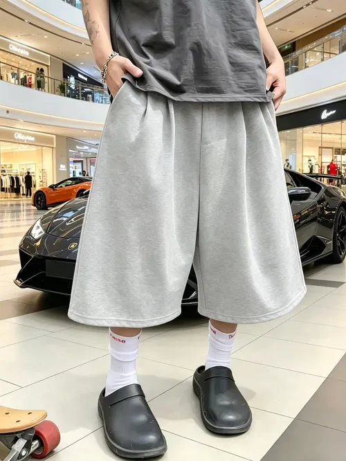 신제품 맞춤형 봄 여름 가을 남녀 공용 얇은 벨벳 캐주얼 반바지