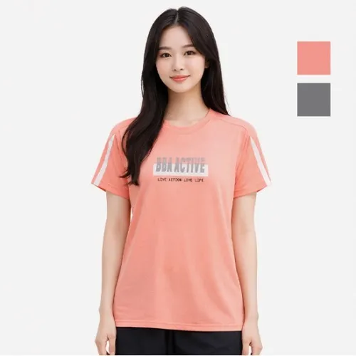 뱅뱅 NC경산점 여름신상 초대박할인 반값특가!! 여성 레터링 라운드 쿨 반팔 티셔츠 NTJT31