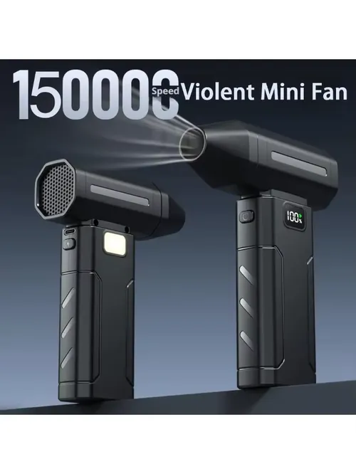 X8 브러시리스 터보 제트 팬 블로워 150000RPM 강력한 전기 에어 블로워 진공 먼지 청소기 휴대용 먼지 청소기 강력한 팬