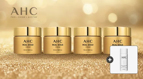 AHC 리얼 골드 크림 50ml 4개 +(증정)쇼핑백(버터)