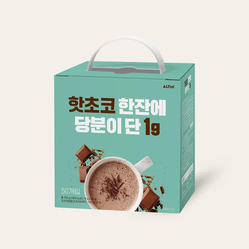 (마감임박)핫초코 한잔에 당분이 단 1g