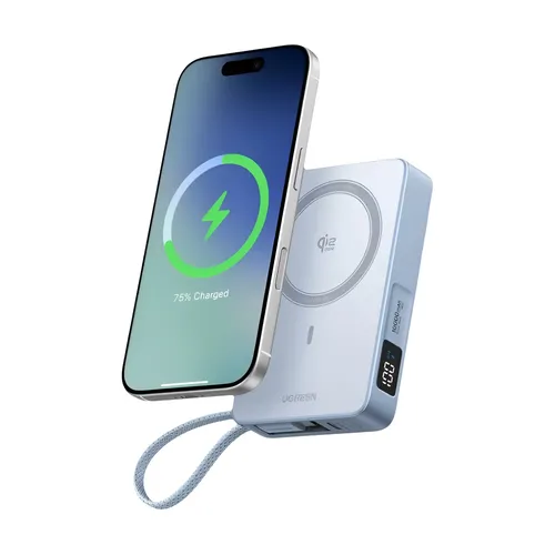 【KC 인증】UGREEN 유그린 Qi2.2 25W 파워뱅크 고속 충전 10000mAh 마그플로우 파워뱅크 아이폰 17 프로 맥스용 MagSafe 30W 지원 외장 배터리