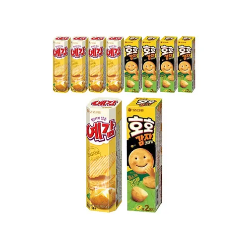 오리온 예감 오리지널 64g, 5개 + 호호감자크래커 81g, 5개