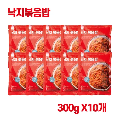 엄지 낙지볶음밥 300g 10봉 즉석 간편식 냉동볶음밥