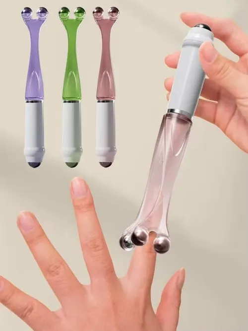 손가락 관절 지압 마사지 롤러 휴대용 손 지압 포인트 마사지기 손가락 피로 완화 관절염 마사지 도구