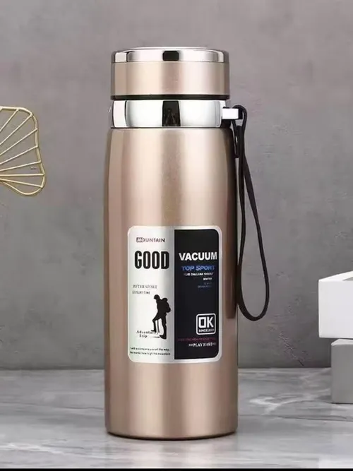 800/1000ml 스포츠 보온병 대용량 스테인레스 스틸 절연 물병 내열성 크리에이티브