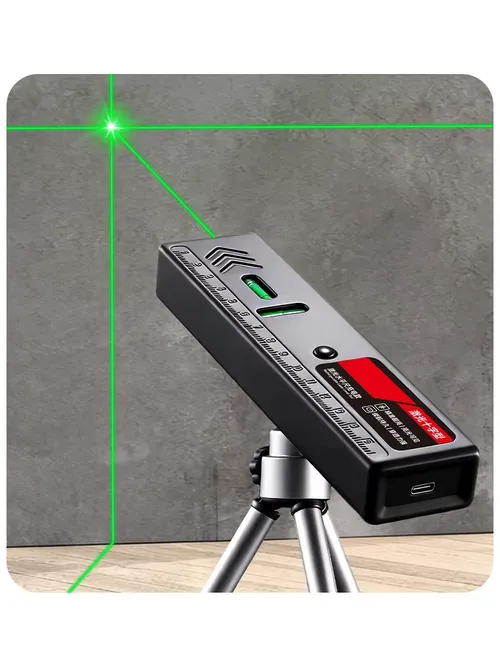 전문가용 그린빔 레이저 레벨, 강력한 자석 베이스와 크로스 라인이 있는 고정밀 레벨 도구, 휴대용 레벨러