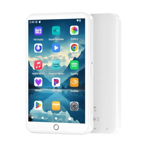32GB/96GB 블루투스 및 와이파이 지원 MP3 플레이어, 안드로이드 13 탑재 4인치 터치스크린 및 스피커 내장 MP3 MP4 플레이어, 3GB 램 및 32GB 롬