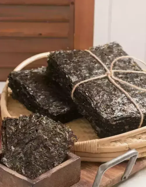 바삭한 풍미 두 번 구운 곱창김 50매