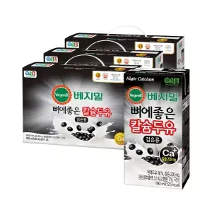 베지밀 뼈에좋은칼슘검은콩 두유 190ml 72팩