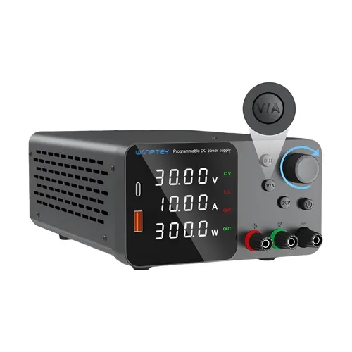 Wanptek 조정 가능한 DC 전원 공급 장치 30V 10A 60V 5A 실험실 벤치 전원 공급 장치 안정화 전원 공급 장치 전압 조정기 스위치 120V3A