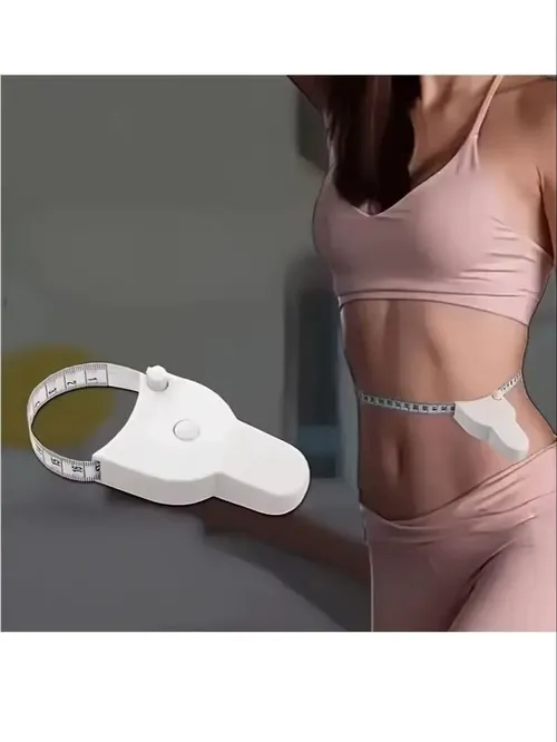 자동 텔레스코픽 테이프 측정 신체 측정 테이프 봉제 눈금자 도구 신체 미터 측정을위한 센티미터 테이프 흰색 도구