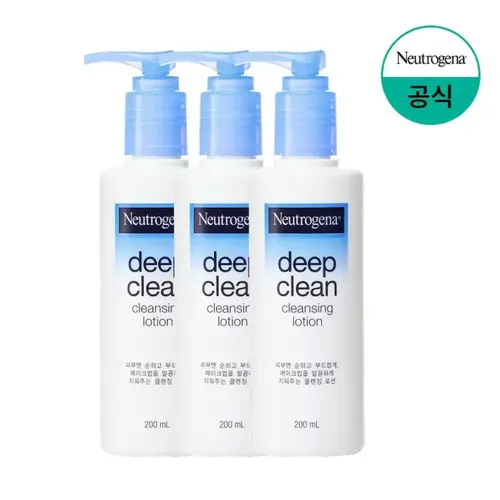 뉴트로지나 클렌징 로션 200ml x3+(증)아크네폼10g 2개