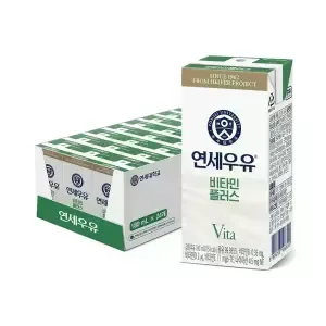 연세 비타민 멸균우유 180ml x 24개