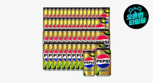 펩시제로라임 제로카페인 210ml 30캔+ 355ml 24캔 펩시/콜라/제로카페인