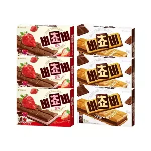오리온 비쵸비 딸기 125g, 3개 + 비쵸비, 3개