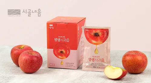 첫눈에 반한 생생사과즙 30포 사과 사과즙 선물용