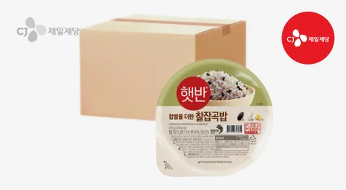 찹쌀을 더한 CJ 햇반 찰잡곡밥 210g 48입