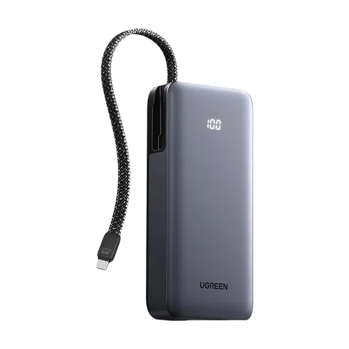 UGREEN 45W 20000mAh 보조배터리 삼성 S25 Ultra PPS 고속 충전 배터리 외장 배터리 용 내장 유형 C 케이블 전원 은행 삼성 보조배터리