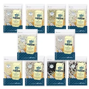 곡물마켓 현미, 귀리, 혼합곡, 콩류 외 500g 10종 골라담기