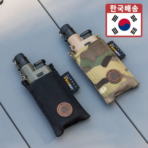 브리즈문 슬라이드 가스 토치+케이스+목걸이 세트 캠핑 터보 미니 라이터