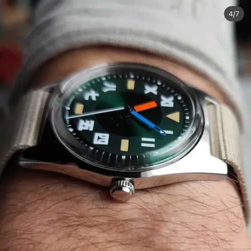 팬텀 남성용 7120 수동 기계식 시계 36mm 레트로 비즈니스 시계 클래식 심플 커플 시계