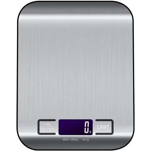 홈플래닛 스테인레스 디지털 백라이팅 주방저울 1kg