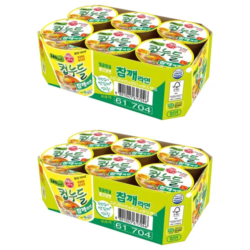 오뚜기 컵누들 참깨라면 37.5g