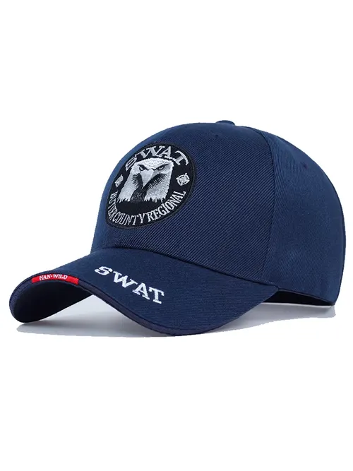 SWAT 육군 모자 남성 수 놓은 독수리 검은 야구 모자 남자 Gorras Para Hombre 여성 Snapback 뼈 Masculino 전술 모자