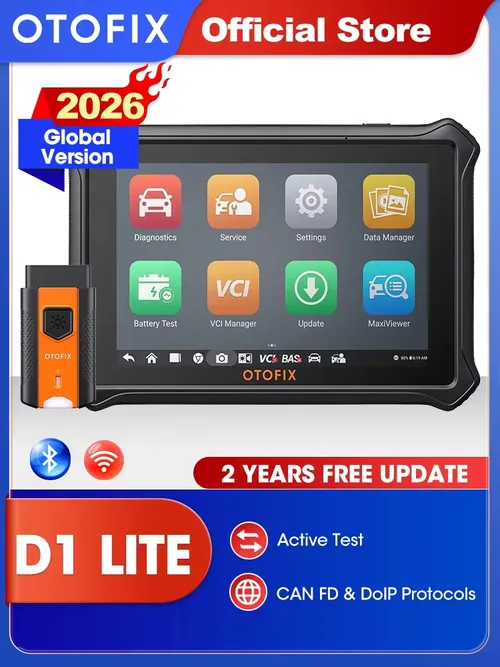 OTOFIX D1 Lite 블루투스 자동차 진단 도구 OBD2 스캐너 양방향 자동차 스캔 도구 2년 무료 업데이트 액티브 테스트