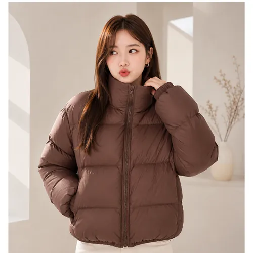 비브온 따뜻한 캐주얼 여성 숏 패딩