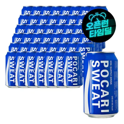(타임딜) 포카리스웨트 340ml x 48CAN (2박스)