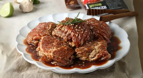 갈비아저씨 칼집 돼지 양념왕구이 300G 10팩