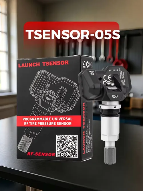 2026 LAUNCH X431 TSENSOR-05S TPMS 센서 315MHz/433MHz 이중 주파수 나사식 조절 가능 각도 금속 OE-센서