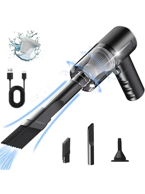 9000Pa 무선 자동차 진공 청소기 USB 충전 1200mAh 휴대용 청소 기기 미니 습식 및 건식 진공 청소기 가정용