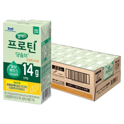 셀렉스 식물성 고단백 프로틴 당솔브 음료 초당옥수수맛