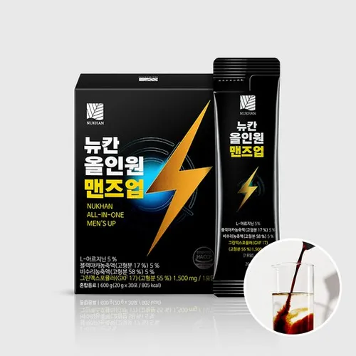 뉴칸 올인원 맨즈업 30포 1개, 600g, 1개